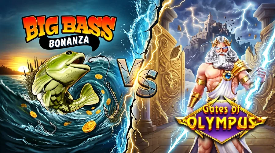 big-bass-bonanza vs gates-of-olympus Comparison Banner