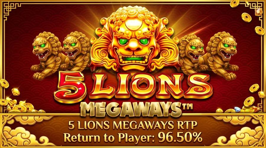 5 Lions Megaways RTP Analysis Banner
