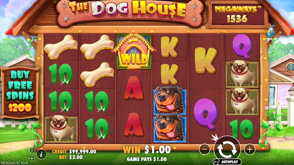 Play The Dog House Megaways