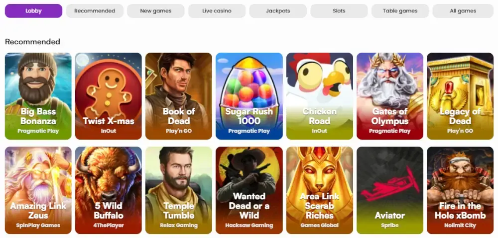 Instaspin Games